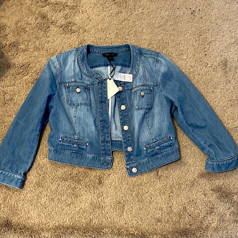 WHBM Jean Jacket Size 12